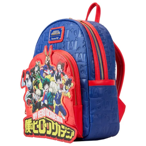 Loungefly My Hero Academia Group Debossed Logo backpack 26cm