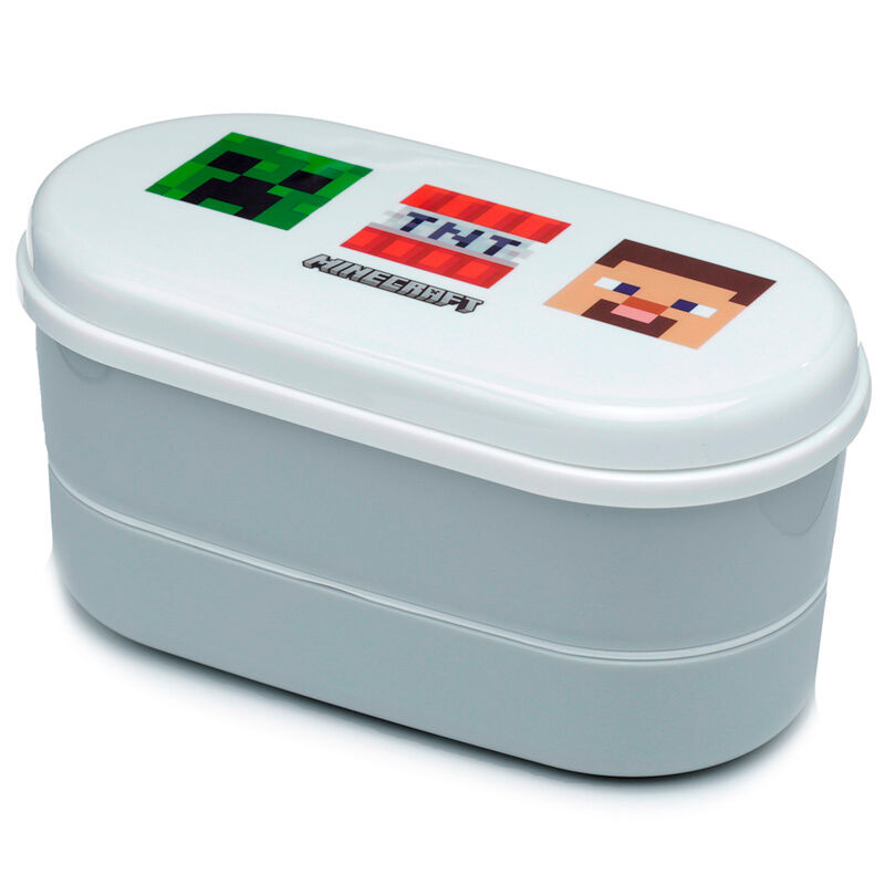 Minecraft Lunch box + cutlery