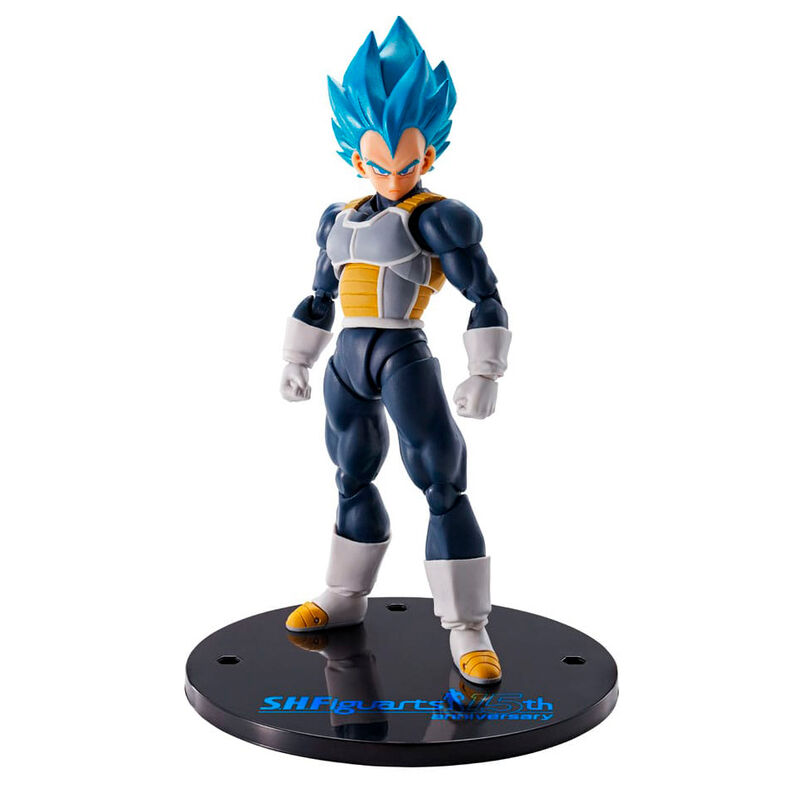 Dragon Ball Super 15th Anniversary Vegeta Super Saiyan Blue SH Figuarts figure 14cm