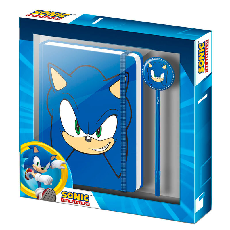 Sonic the Hedgehog diary + pen set