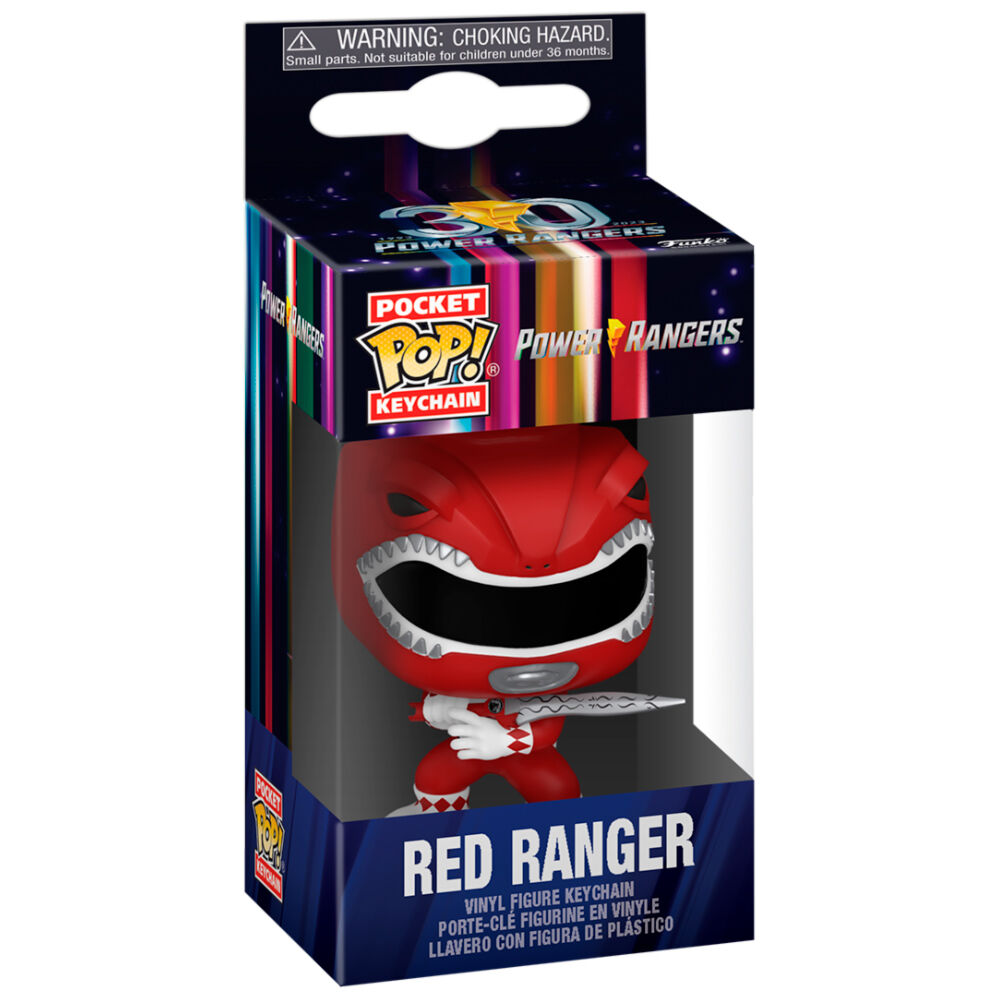 Pocket POP Keychain Power Rangers 30th Anniversary Red Ranger