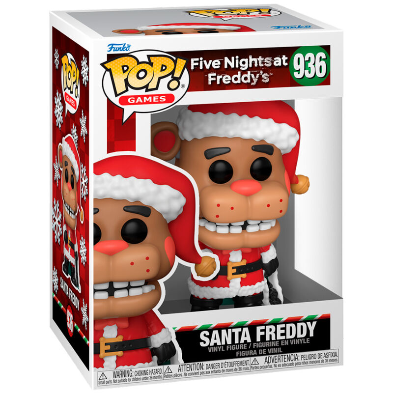 POP figure Five Nights at Freddys Holiday Santa Freddy