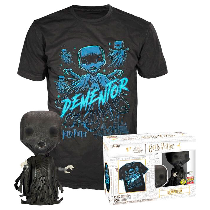 Set figure POP & Tee Harry Potter Dementor