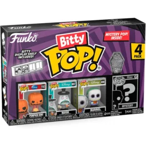 Blister 4 figures Bitty POP Disney Nightmare Before Christmas Pumpkin King