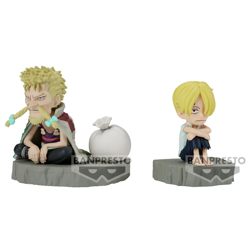 One Piece World Collectable Stories Sanji & Zeff figure 6cm