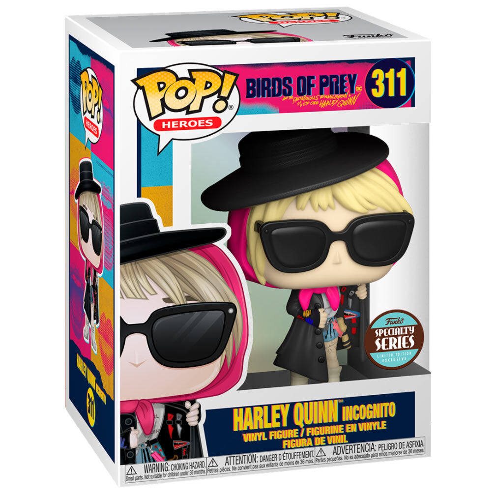 POP figure Birds of Prey Harley Quinn Incognito Exclusive