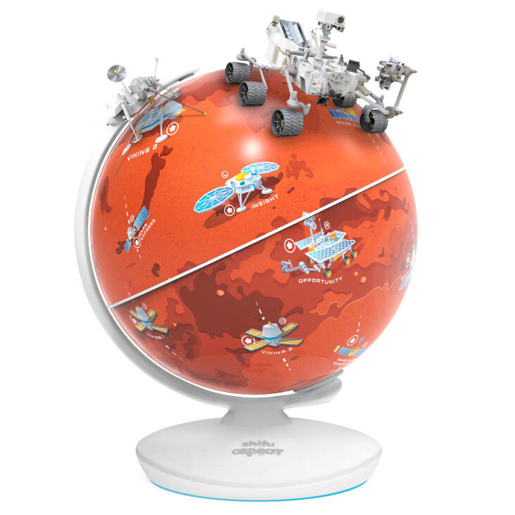 Spanish Planet Mars Interactive globe