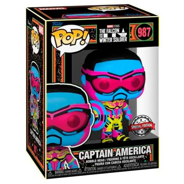 POP figure Marvel The Falcon Winter Soldier Capitan America Exclusive