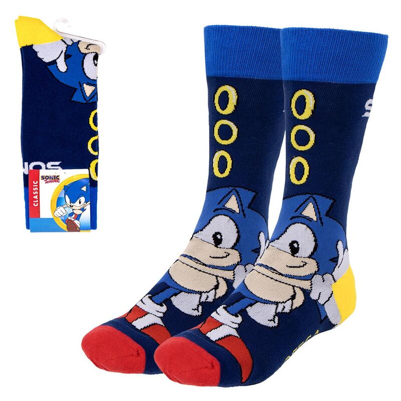 Sonic the Hedgehog adult socks