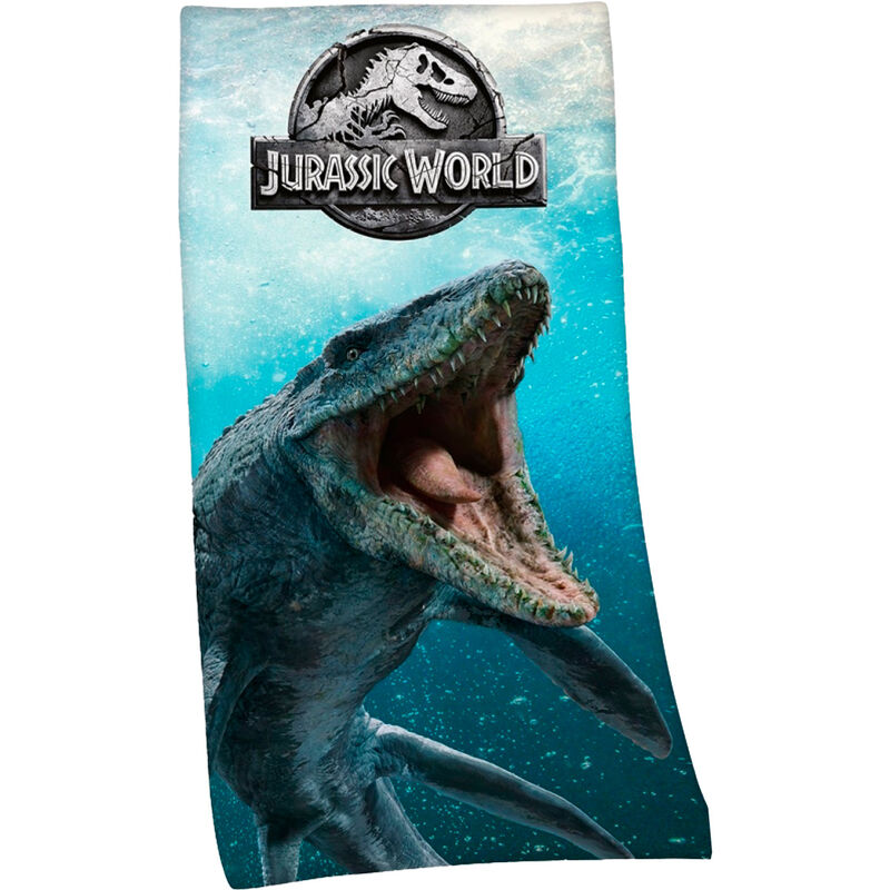 Jurassic World Mosasaurus microfibre beach towel