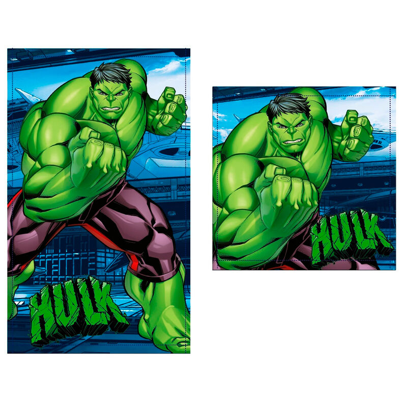 Marvel Hulk set 2 cotton bath towels