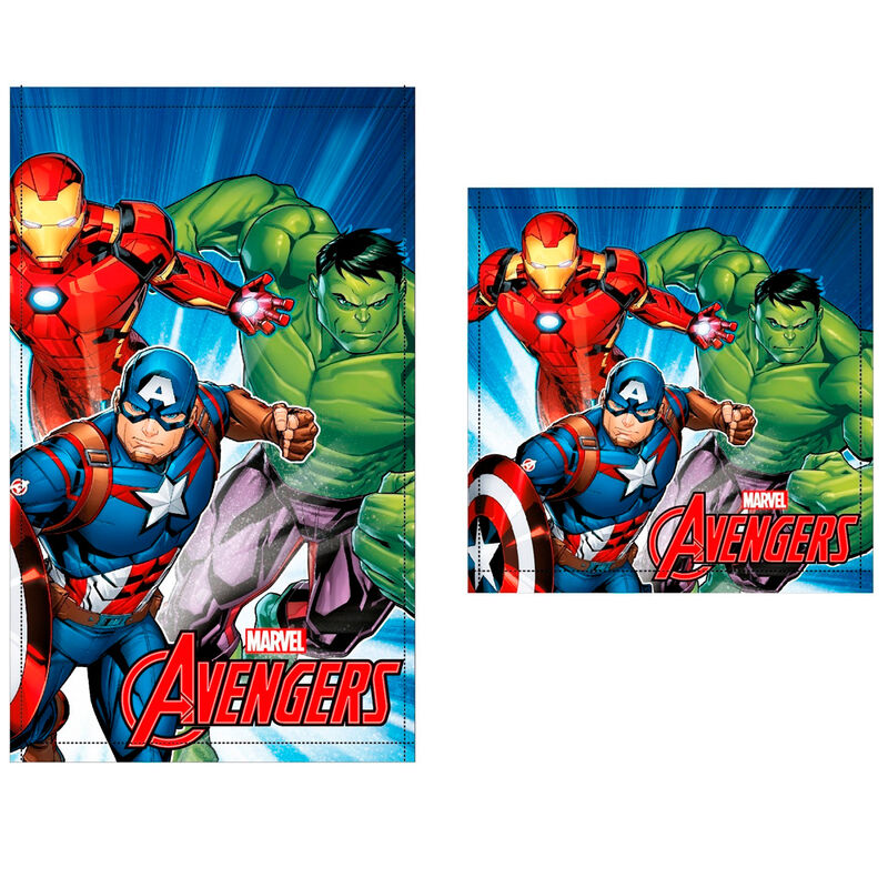 Marvel Avengers set 2 cotton bath towels