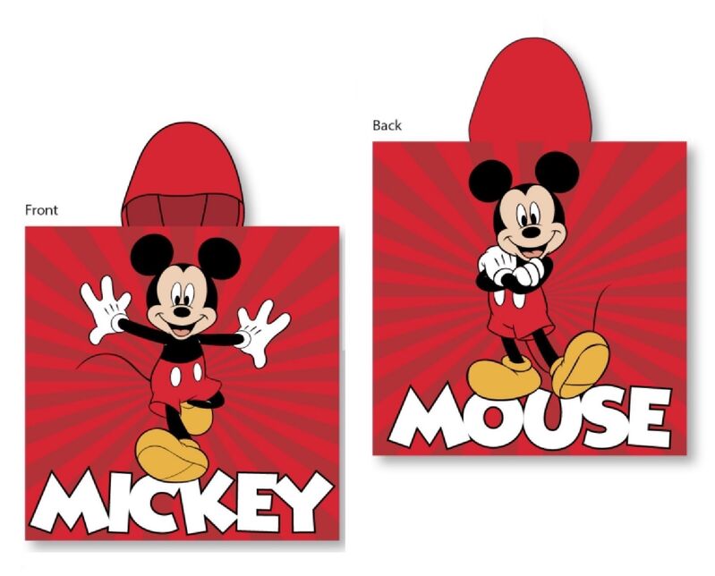 Disney Mickey microfibre poncho towel