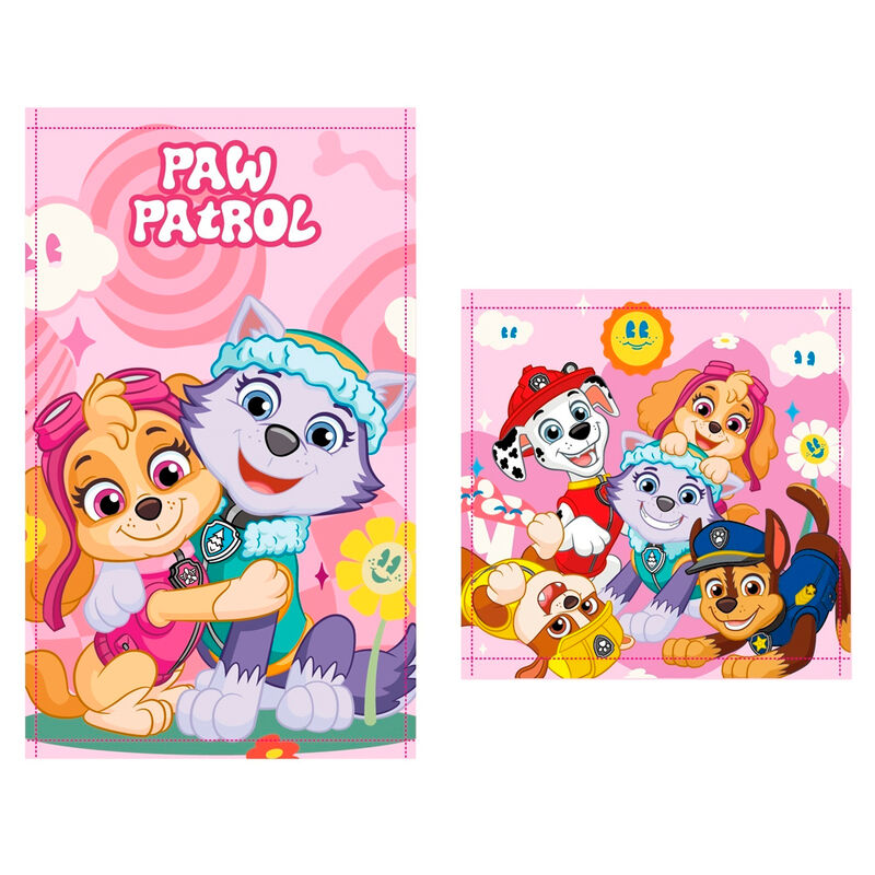 Paw Patrol set 2 cotton bath towels