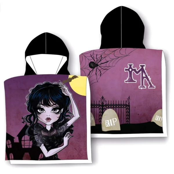 Gothic Girl cotton poncho towel