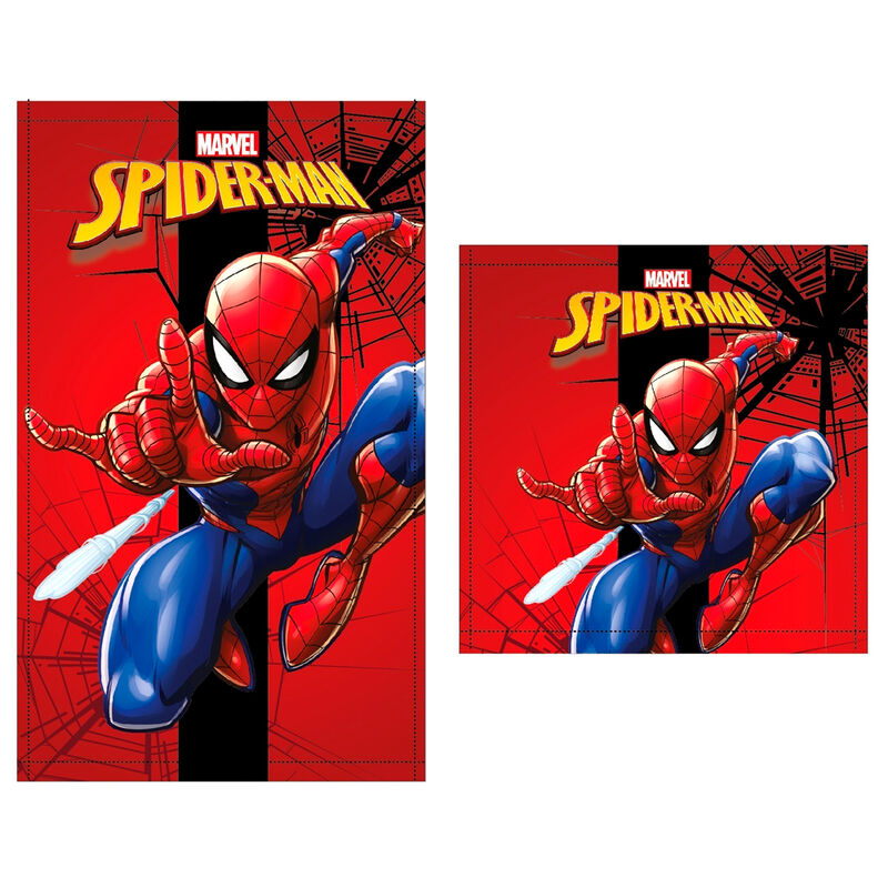 Marvel Spiderman set 2 cotton bath towels