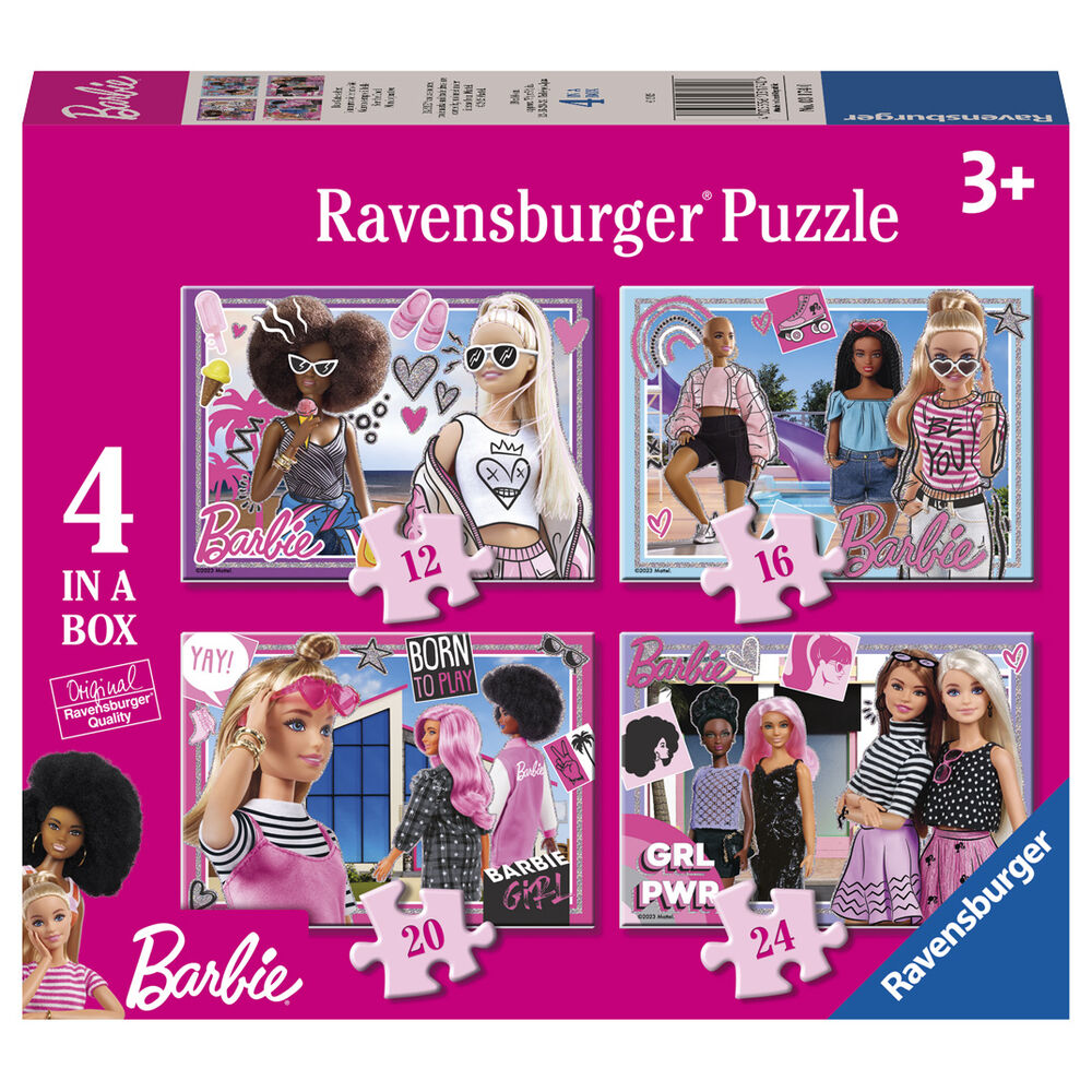 Barbie puzzle 12-16-20-24pzs