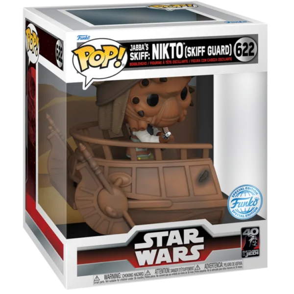 POP figure Deluxe Star Wars Nikto Skiff Guard Exclusive