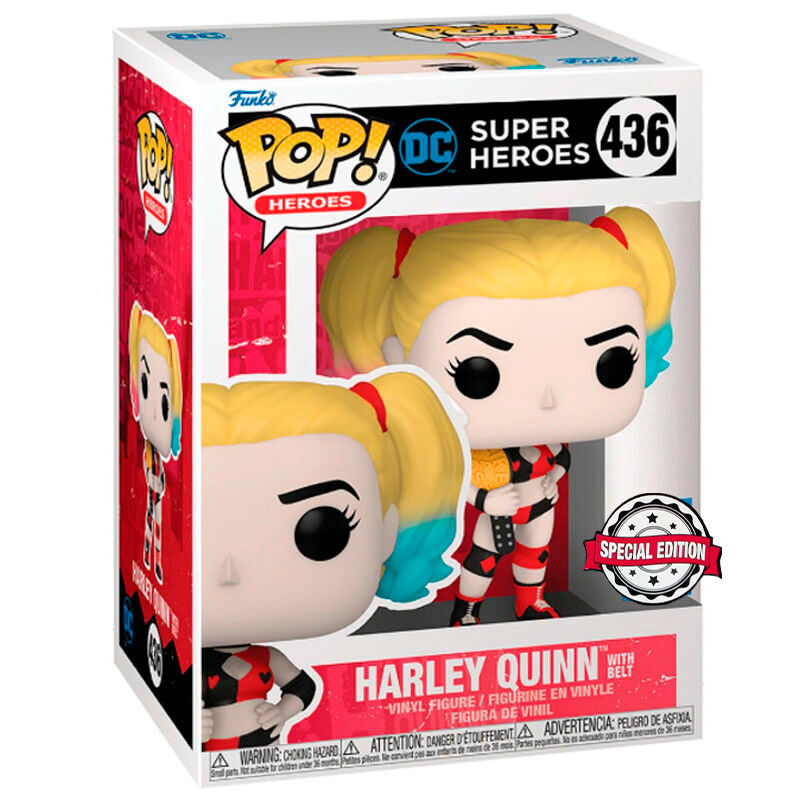 POP figure DC Comics Super Heroes Harley Quinn Exclusive