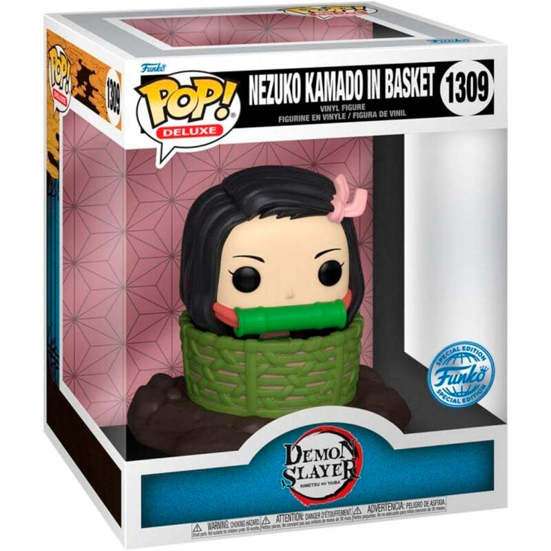 POP figure Deluxe Demon Slayer Kimetsu no Yaiba Nezuko Kamado in Basket Exclusive