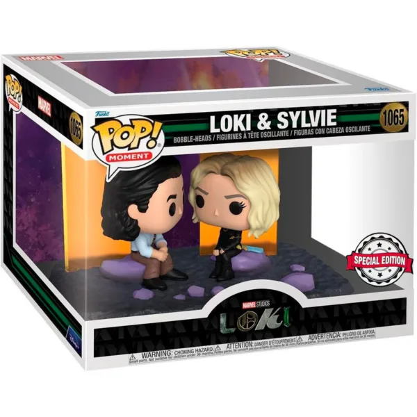 POP figure Moment Marvel Loki - Loki and Sylvie Exclusive