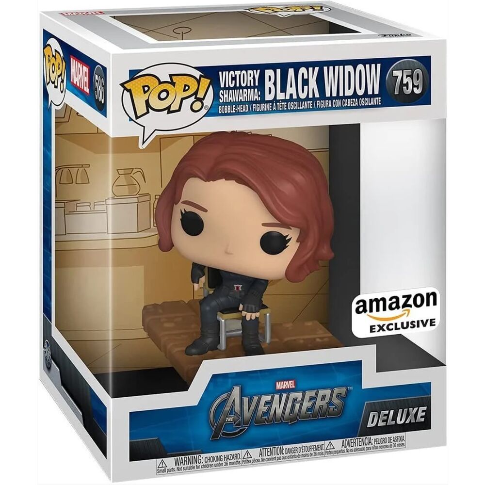 POP figure Deluxe Marvel Los Vengadores Avengers Black Widow Exclusive