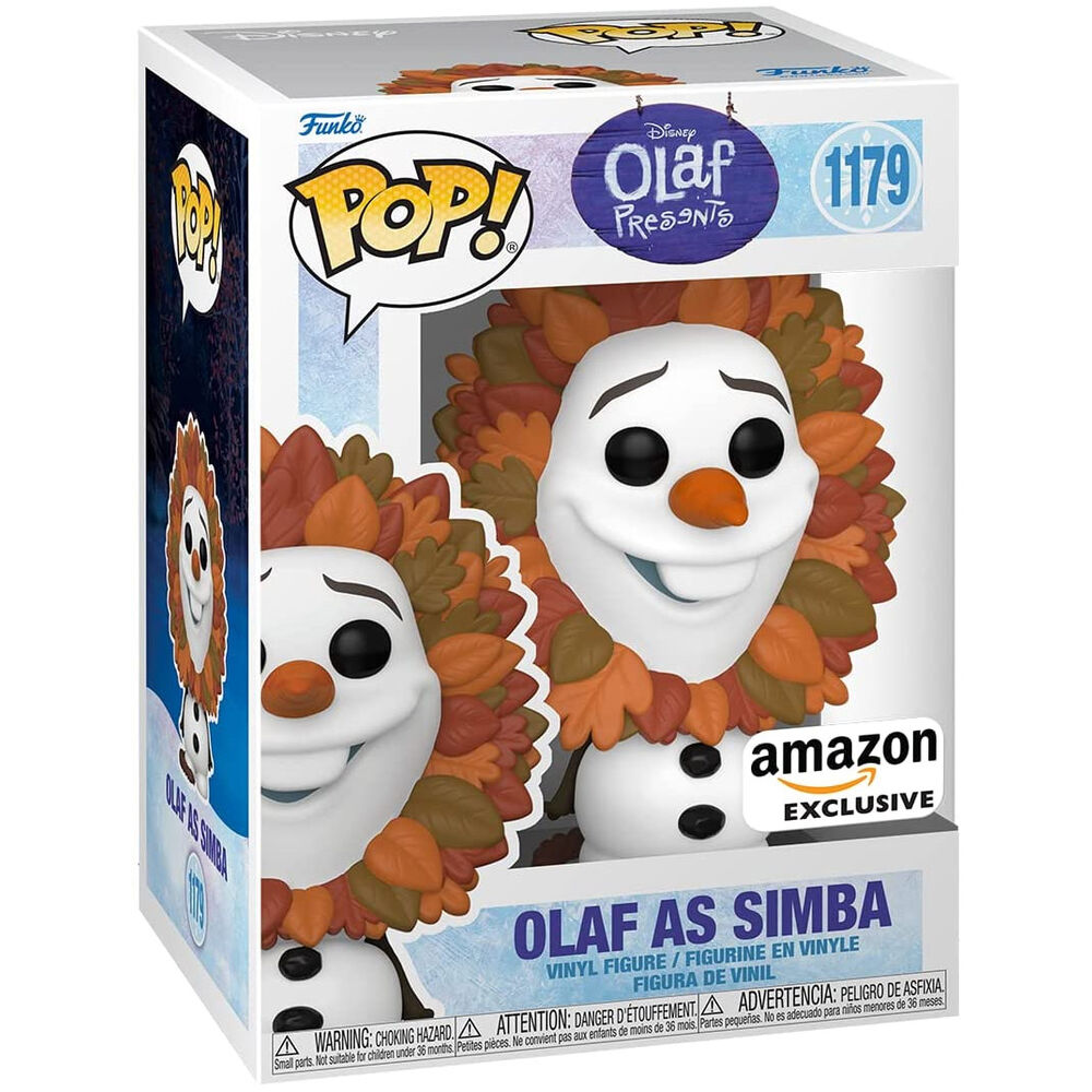 POP figure Disney Olaf Present Olaf as Simba Exclusive