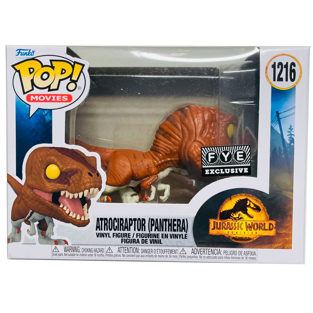 POP figure Jurassic World 3 Atrociraptor Panthera Exclusive