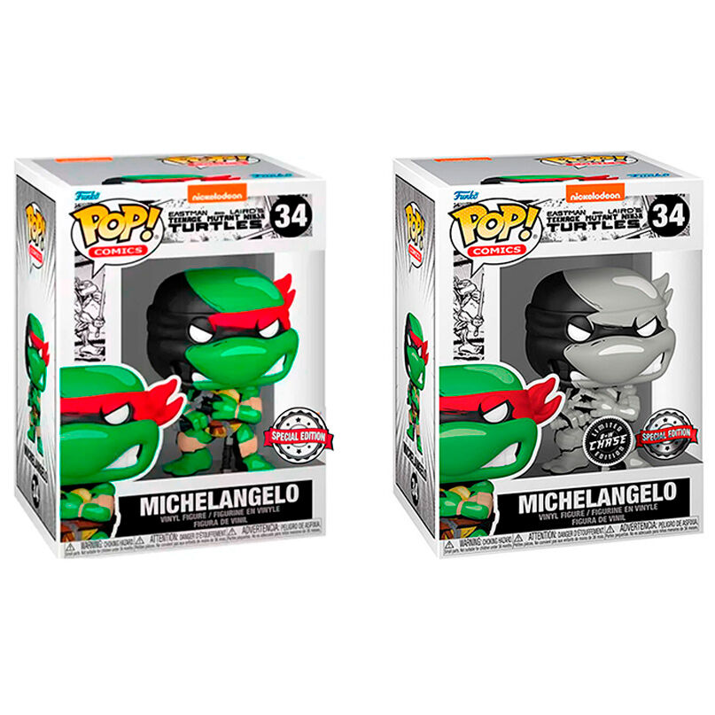 POP figure Ninja Turtles Michelangelo Exclusive 5 + 1 Chase