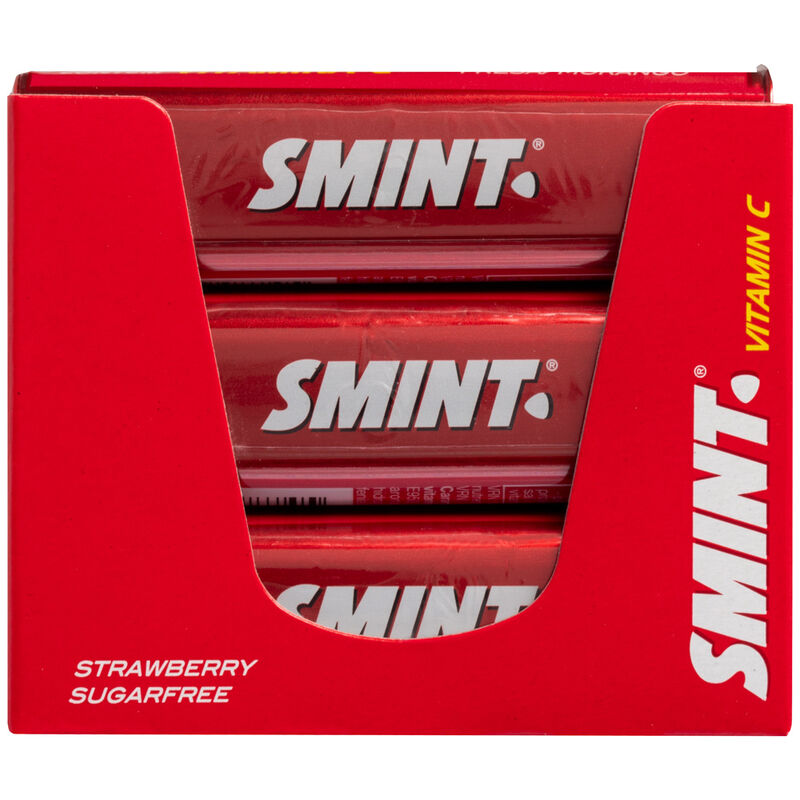 Smint Strawberry tin