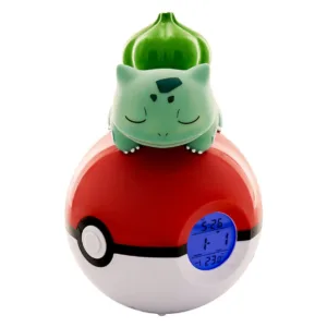 Pokemon Bullbasaur Pokeball lamp alarm clock