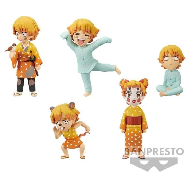 Demon Slayer Kimetsu No Yaiba World Collectable Zenitsu Agatsuma assorted figure 7cm