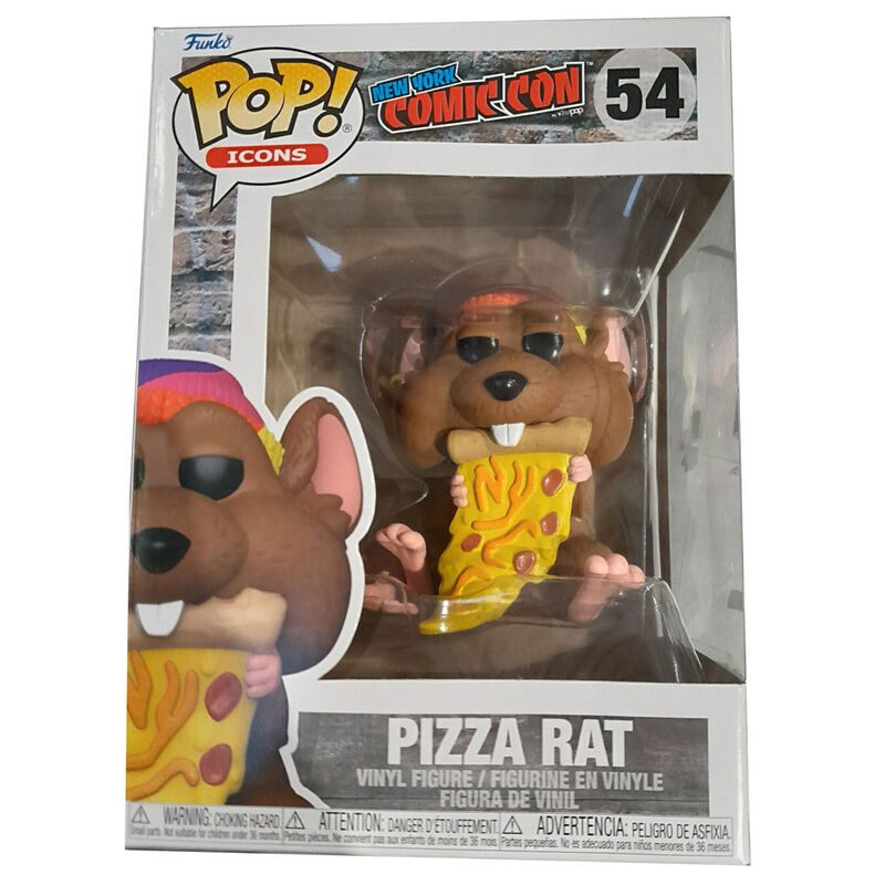 POP figure New York Comiccon Pizza Rat