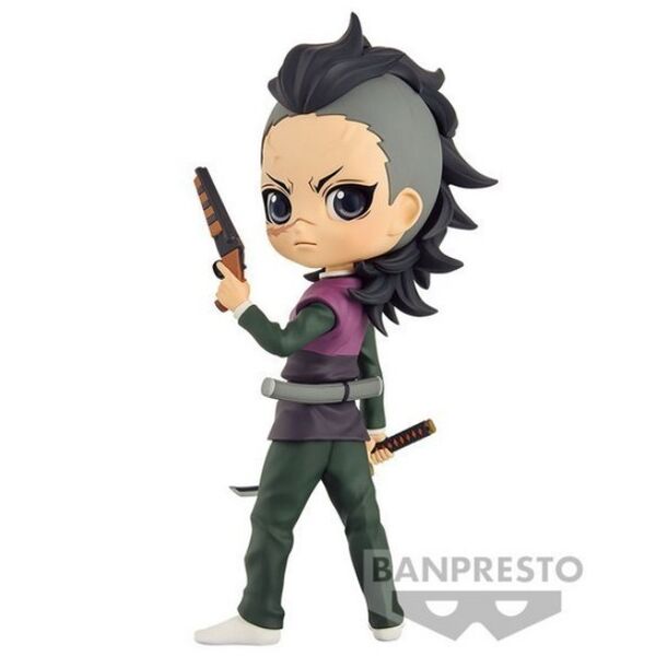 Demon Slayer Kimetsu no Yaiba Genya Shinazugawa Q posket figure 14cm