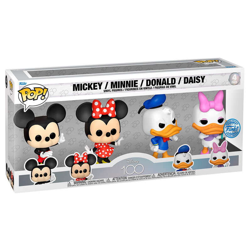 POP pack 4 figures Disney 100th Anniversary Disney Classic Exclusive