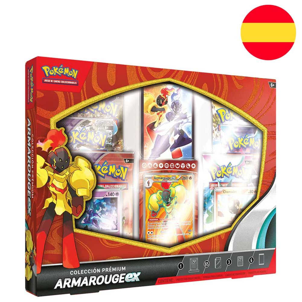 Spanish Pokemon Armarouge box trading card game