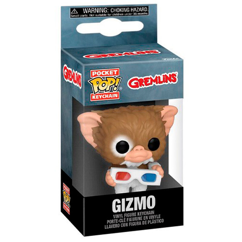 Pocket POP keychain Gremlins Gizmo with 3D Glasses