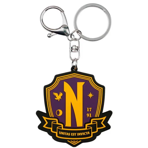 Wednesday Emblem keychain