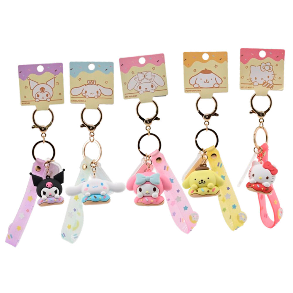 Hello Kitty donut assorted keychain