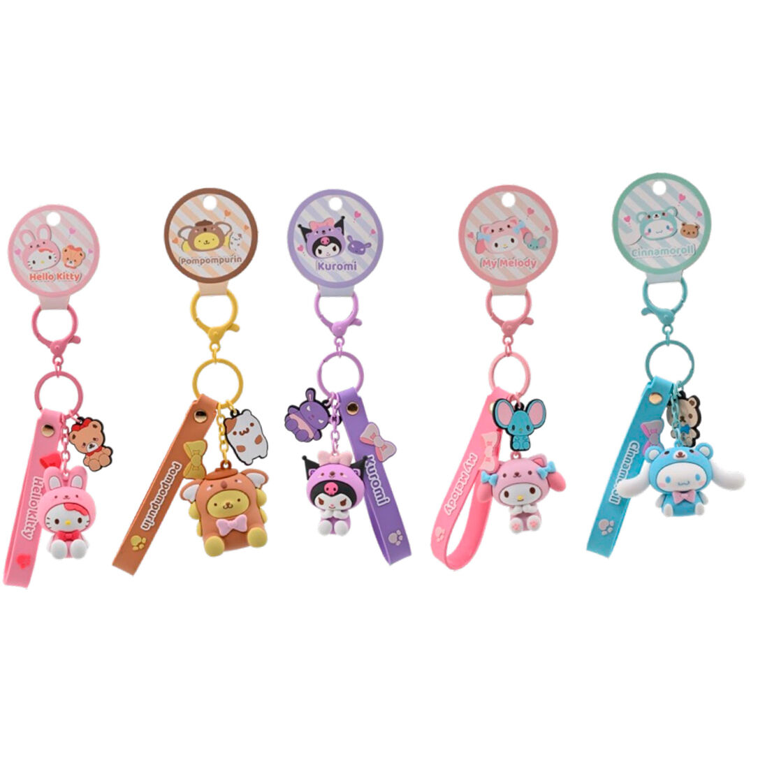 Hello Kitty and Friends assorted animal keychain