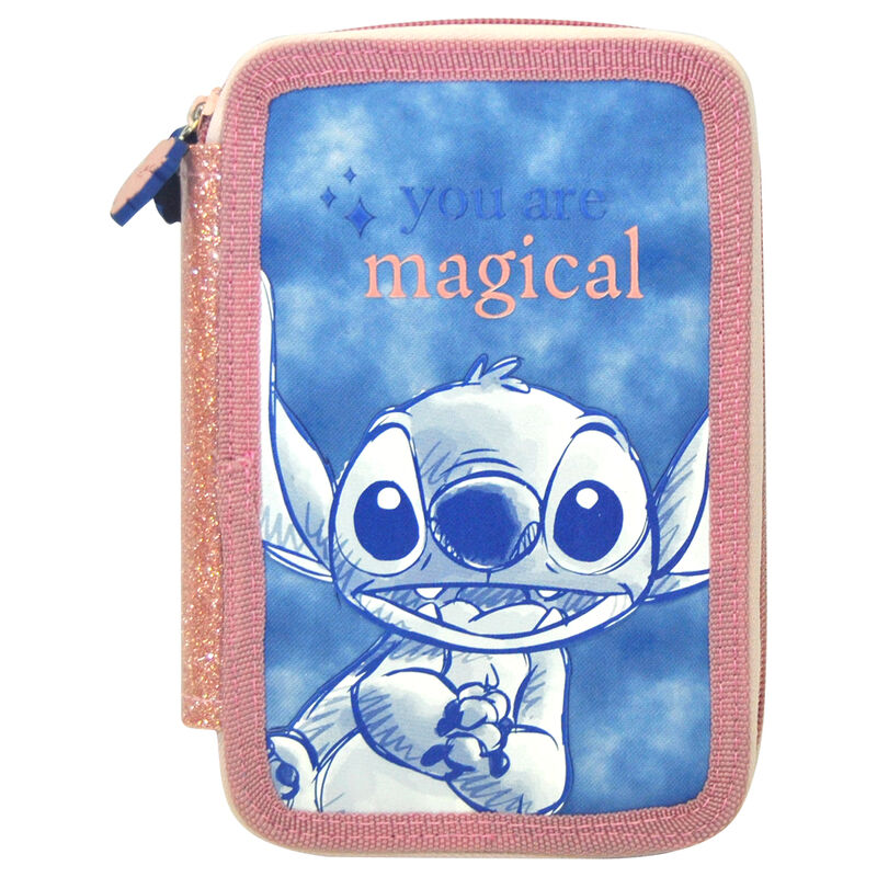 Disney Stitch triple pencil case