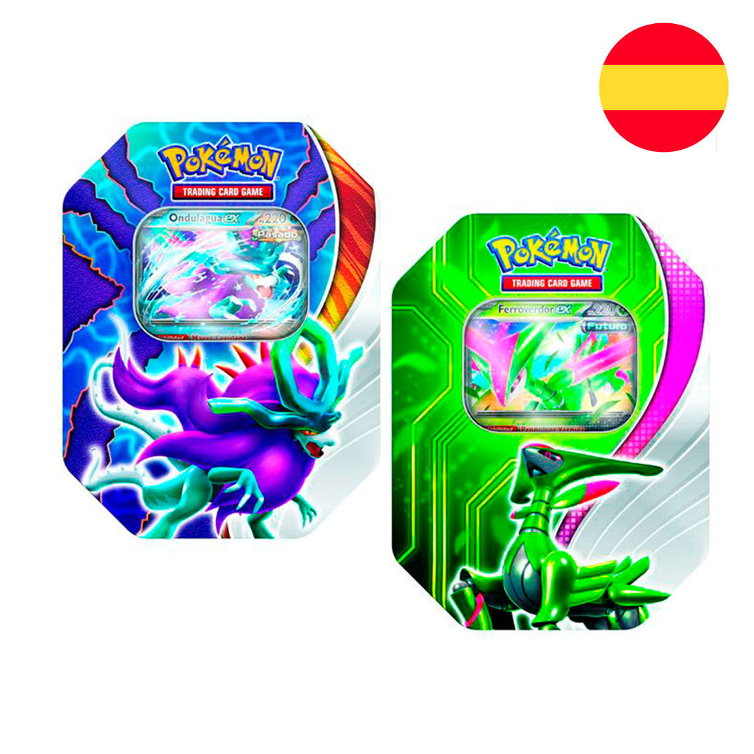 Spanish Pokemon SV6 Collectible card game assorted tin