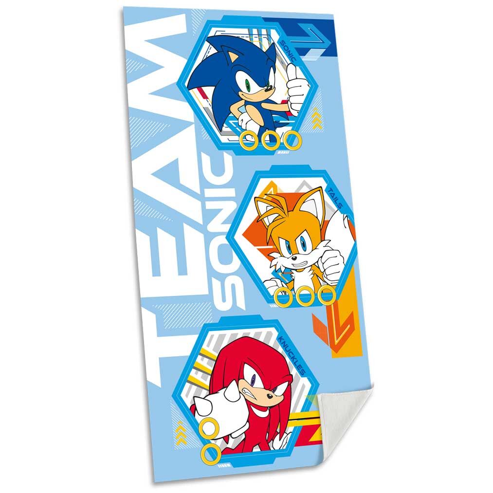 Sonic the Hedgehog cotton beach towel