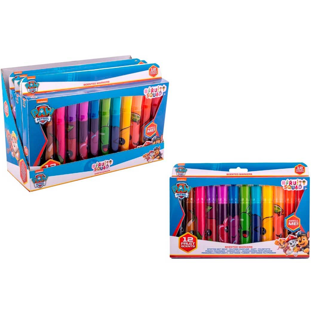 Paw Patrol scented markers blister