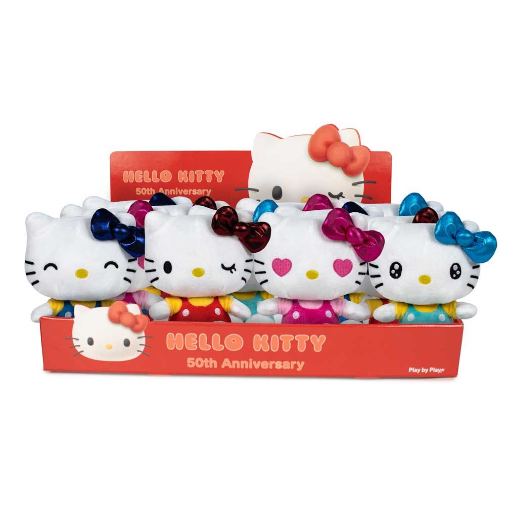 Hello Kitty 50th Anniversary assorted plush toy 16cm