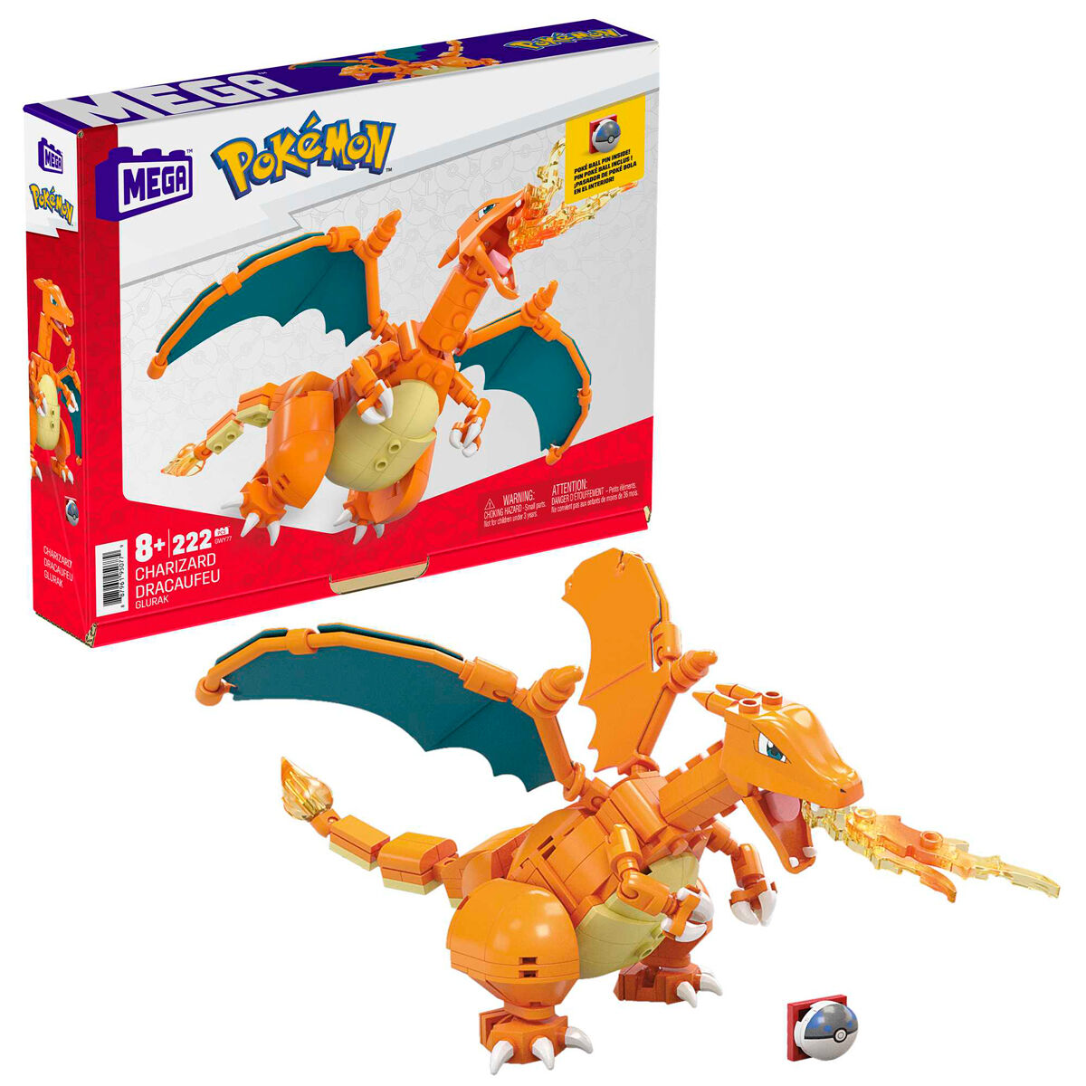 Pokemon Charizard MEGA Construx