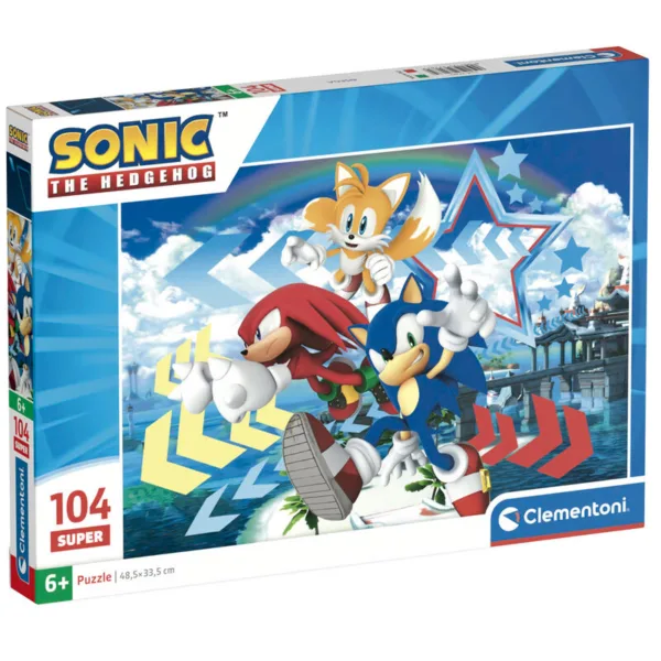 Sonic the Hedgehog puzzle 104pcs