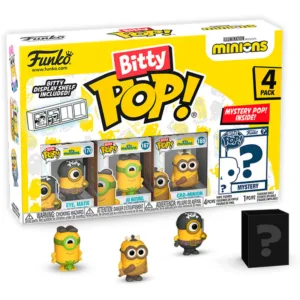 Blister 4 figures Bitty POP Minions Series 1