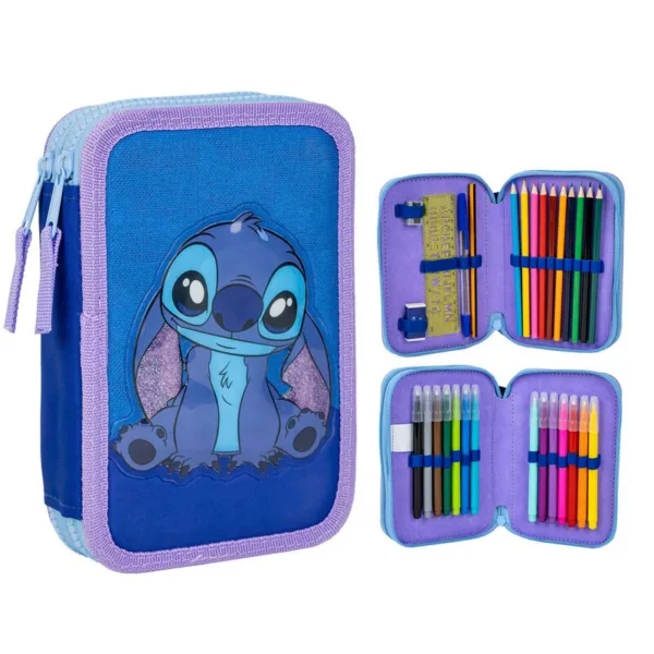 Disney Stitch double pencil case