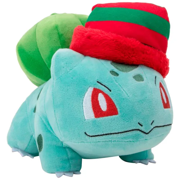 Pokemon Christmas Bulbasaur plush toy 20cm